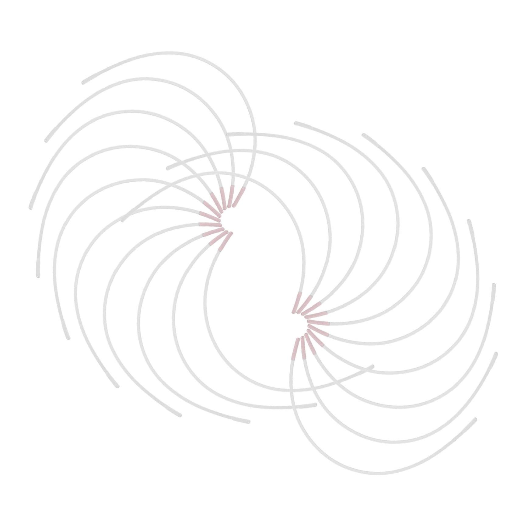 HAPINARY Replacement Wire for Bras 10 Pairs Bra Underwire Kit Heavy Gauge Sturdy Wire Women's Bra Parts