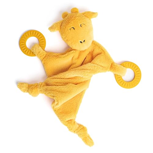 Miniatura 2 de Bella Tunno Teether Buddy - Suave y afelpado para bebé con textura de juguete mordedor y suave cabeza de traqueteo, reconforta y trae alivio de la