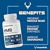 Bucked Up HMB (Beta-Hydroxy Beta-Methylbutyrate) 1500mg Per Serving, Essentials (60 Servings, 180 Capsules)