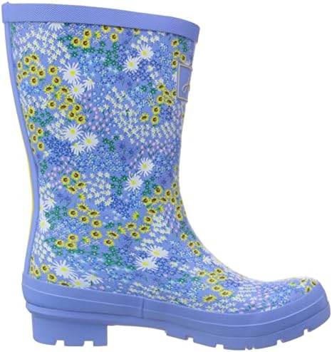 Joules Women's Rain Boot, Blue Ditsy, 5 | Image 5