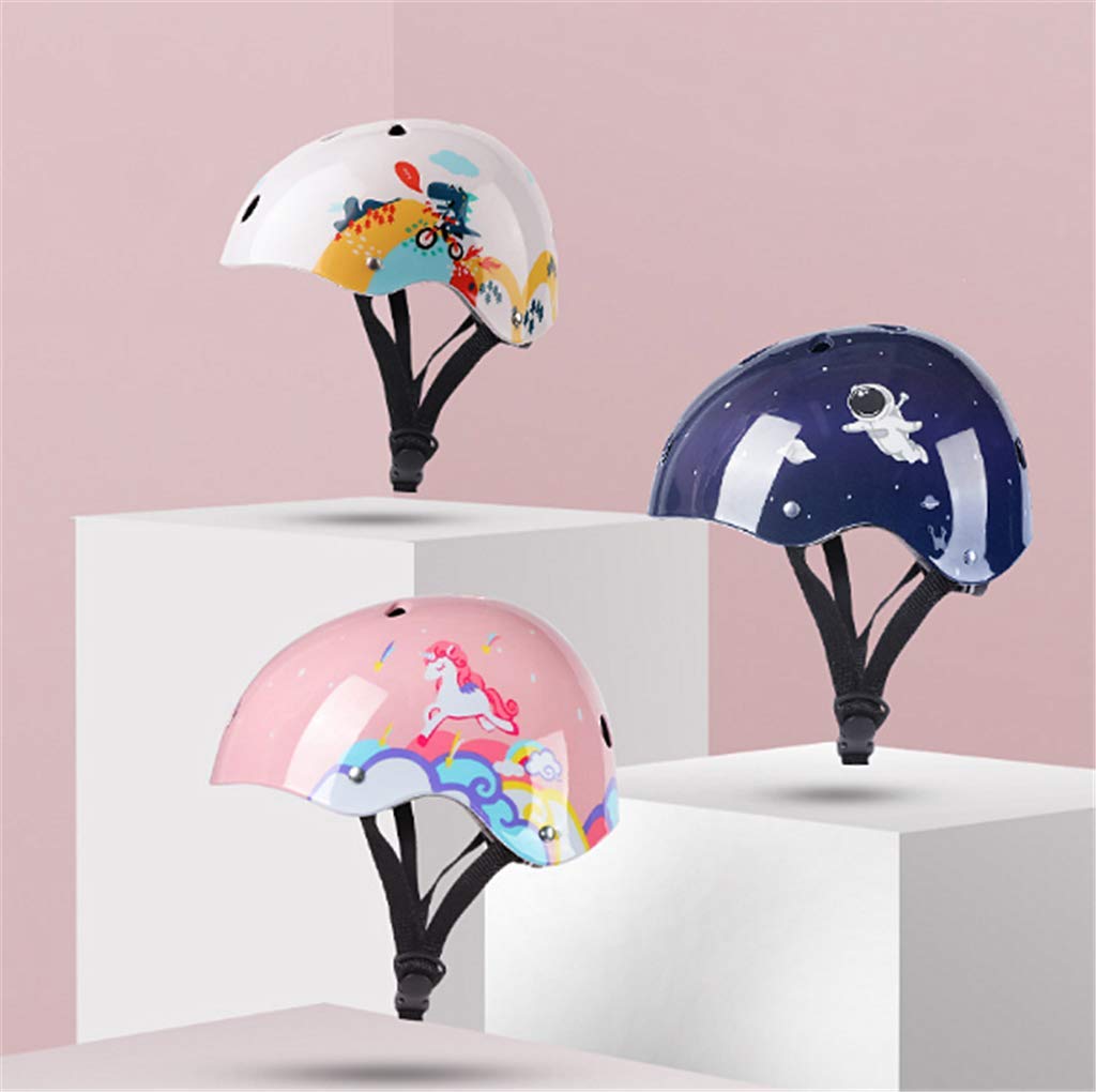 Casque de vélo pour enfant - Licorne - Réglable - Pour fille de 7 à 14 ans - Protection