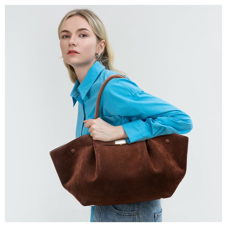 Large Capacity Shoulder bag (Brown)3