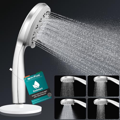 Image of India's 1st Lifetime Support Brand, R3005HS, ABS, 4-INCH, Hand Shower | 5-Function Handheld Shower For Bath | Handshower for bathroom | Upto 80% Water Saving With Mist Mode | Chrome Finish