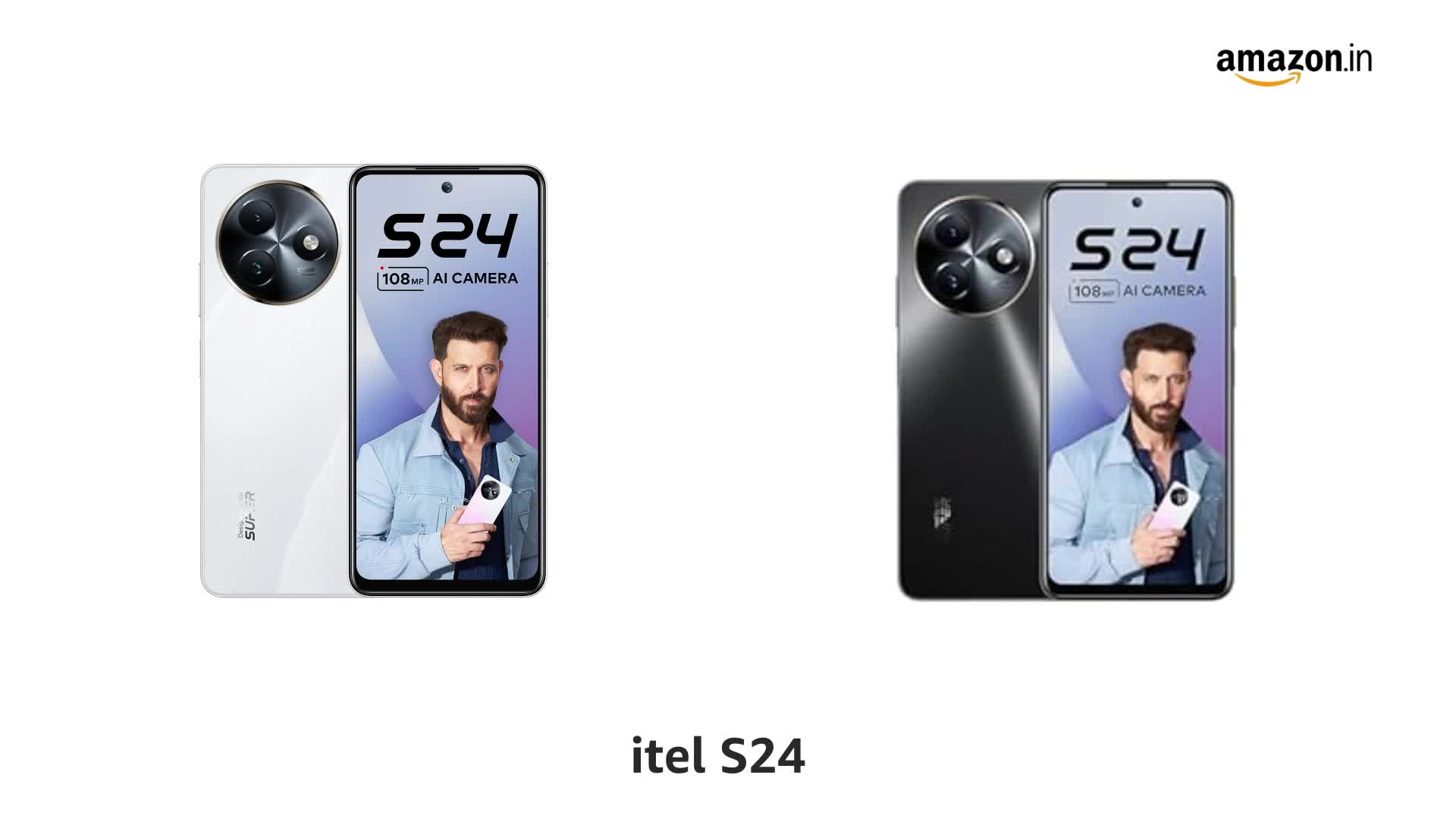itel S24 16GB/256GB ブラック simフリー itel S24 Factory Unlocked Dual SIM 8GB RAM 128GB Storage-6.6