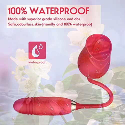 image for Anzsonvod Red Rose Toy , Clitoralis Stimulator for Women Dillidos-for-
