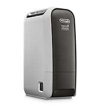 De’Longhi Tasciugo AriaDry Light – Deumidificatore Casa Portatile, Tecnologia Zeolite e Ionizzatore, 6L, Giorno, Asciugabiancheria, Antimuffa, Silenzioso, Funzione Swing, Timer, Grigio (DNS65)