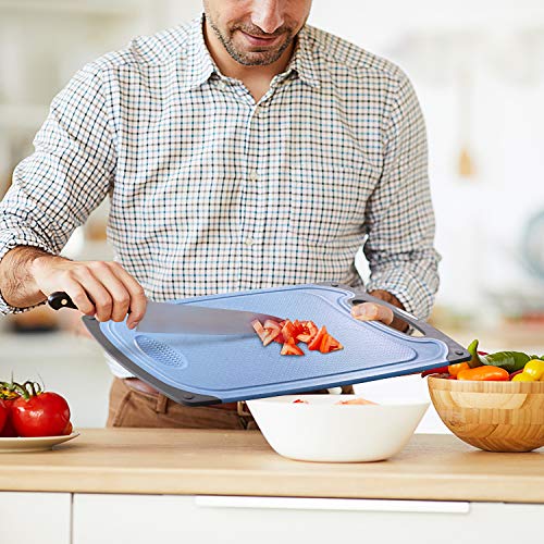 image for leiwo Cutting Boards Set, Plastic Chopping Board Professional Kitchen 