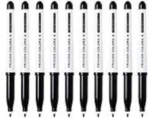 Pilot Frixion Colors - Marcadores borrables, tinta negra, juego de 10 unidades