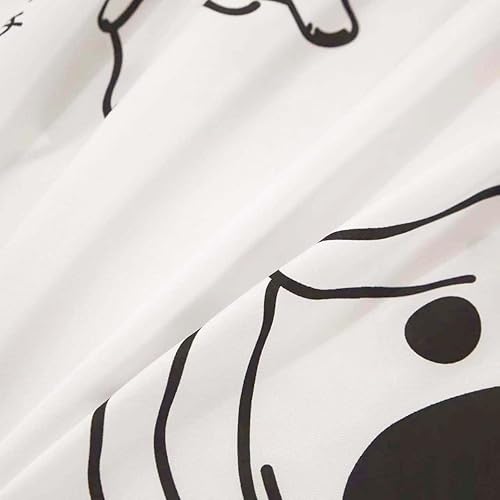 Vista 60 de SDY Juego de sábanas de 4 piezas tamaño matrimonial, bonitas sábanas de nube floral, microfibra súper suave, resistente a las arrugas y a