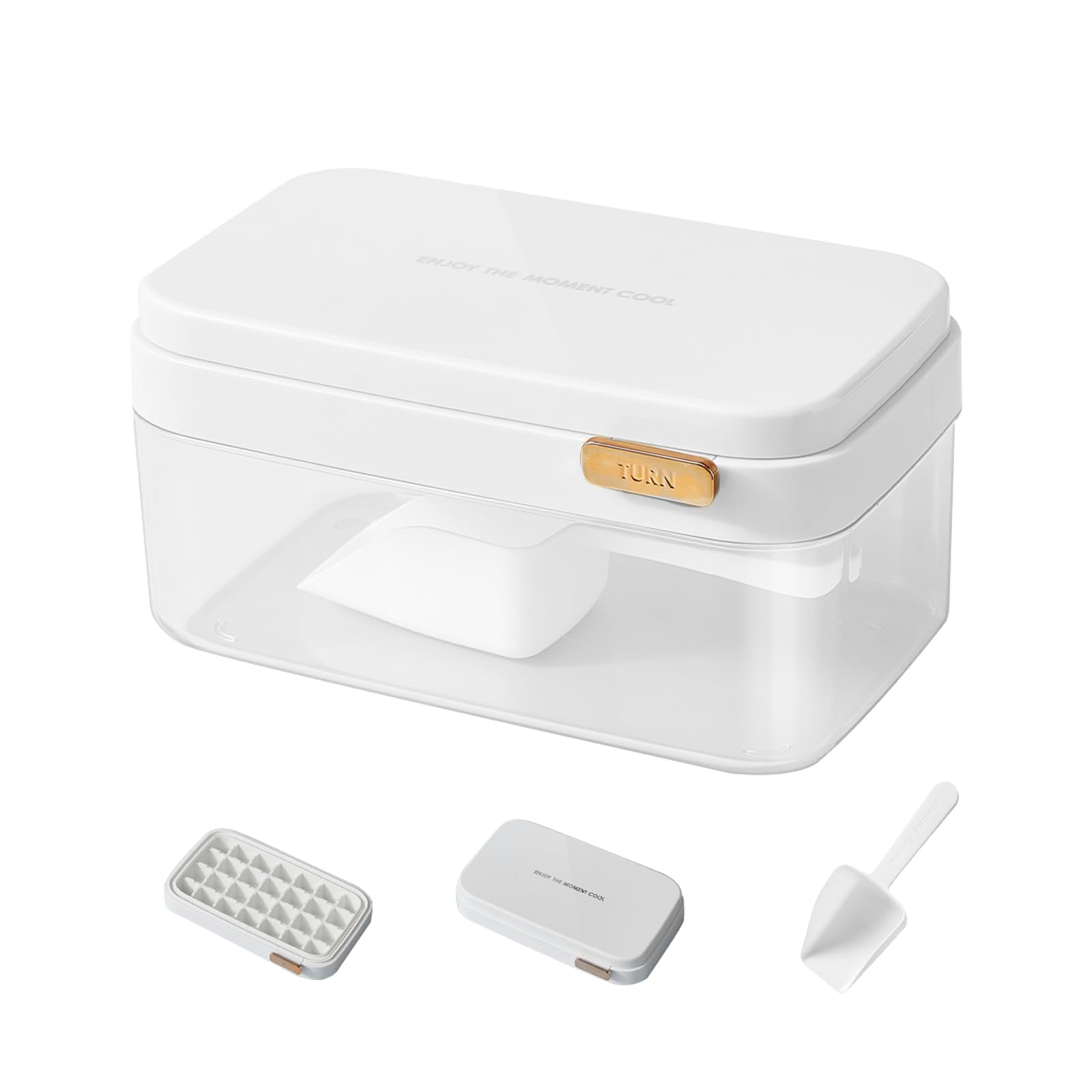 Amazon｜iméus 製氷皿 【2025最新登場！】【回転プッシュ設計で氷が