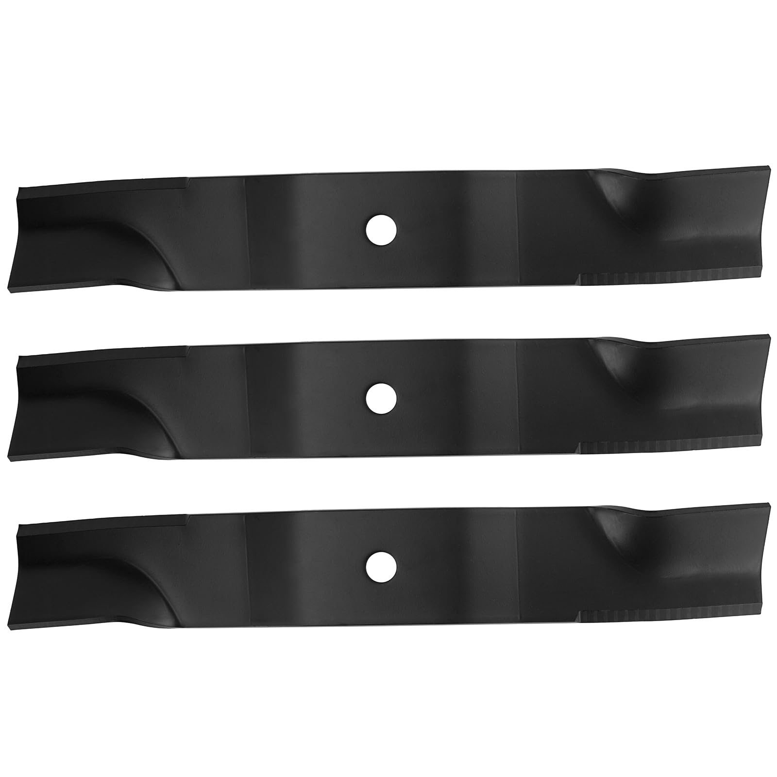 SCITOO Paquete de 3 Cuchillas para cortacésped, Cuchillas de 48 Pulgadas compatibles con Lesco 050227, 12111-01 para Ransomes 112111-01 para Bobat 03239, 112111-01, 2722543-01, 32061, 32061A ZT 2000