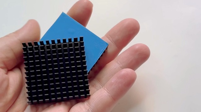 Easycargo 40 mm Kühlkörper 40x40x40 mm, silberfarben, Aluminium-Kühlkörper U-Form für Kühlung LED-Leistungsverstärker TEC1-12706 Thermoelektrische Kühler-Wasserkühlungsmodule