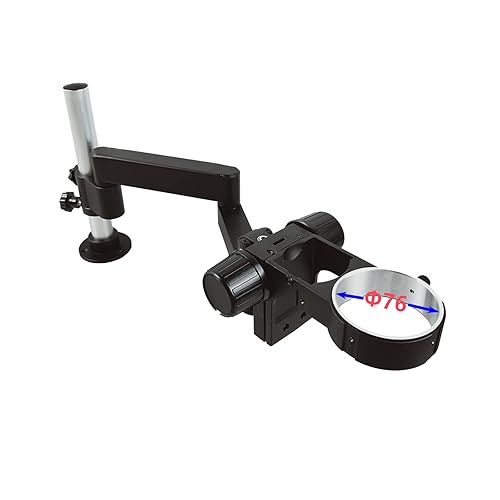 Brazo giratorio universal articulado para microscopio, brazo de soporte para microscopio con abrazadera para microscopio profesional trinocular