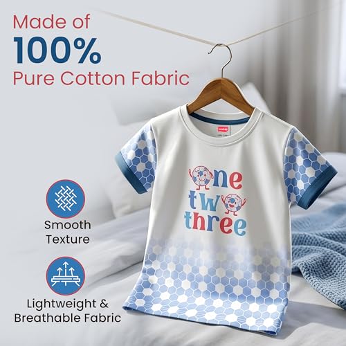 Image of LuvLap Baby Boys Full Sleeve Sweatshirt & Pyjama