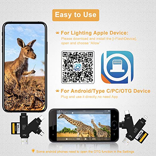 image for Palotix Trail Camera Viewer Memory SD Card Reader for iPhone Android I