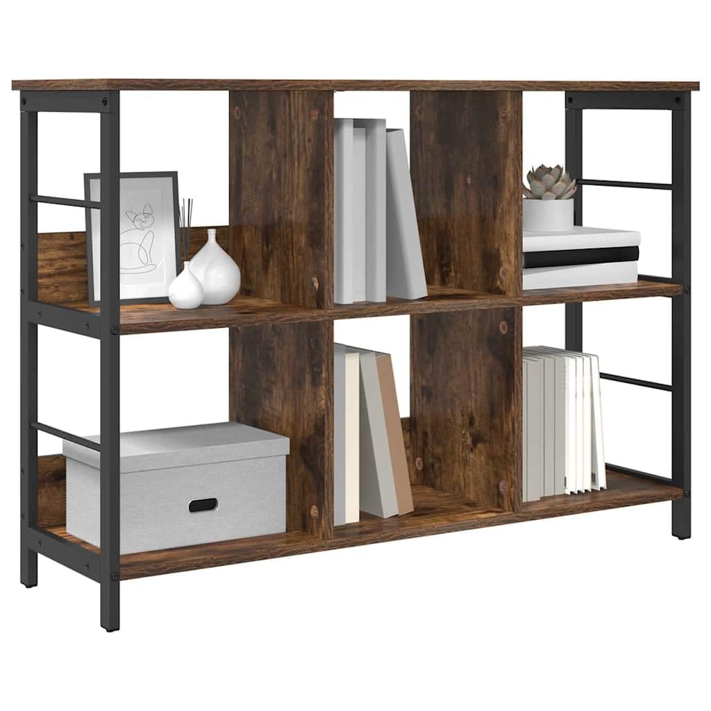 Generisch Bücherregal Geräucherte Eiche 102 x 32 x 72,5 cm Holzwerkstoff,Möbel,Regalsysteme,Bücherregale Bücherschränke-884014