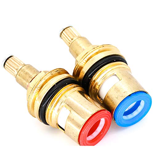 Messing 1/2 Keramik-Oberteile Ventiloberteil 90° armaturen für Zweigriffarmaturen Ventile Set