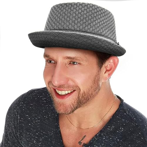 Image of The Hat Depot Unisex Light Weight Classic Soft Cool Mesh Pork Pie hat