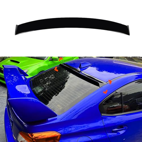 BlissBalance スバル WRX S4 STI VAG VAB型 2014-2021 リアスポイラー フールスポイラー エアロ カスタムパーツ アクセサリー 外装 ABS 取付簡単(ピアノブラック)