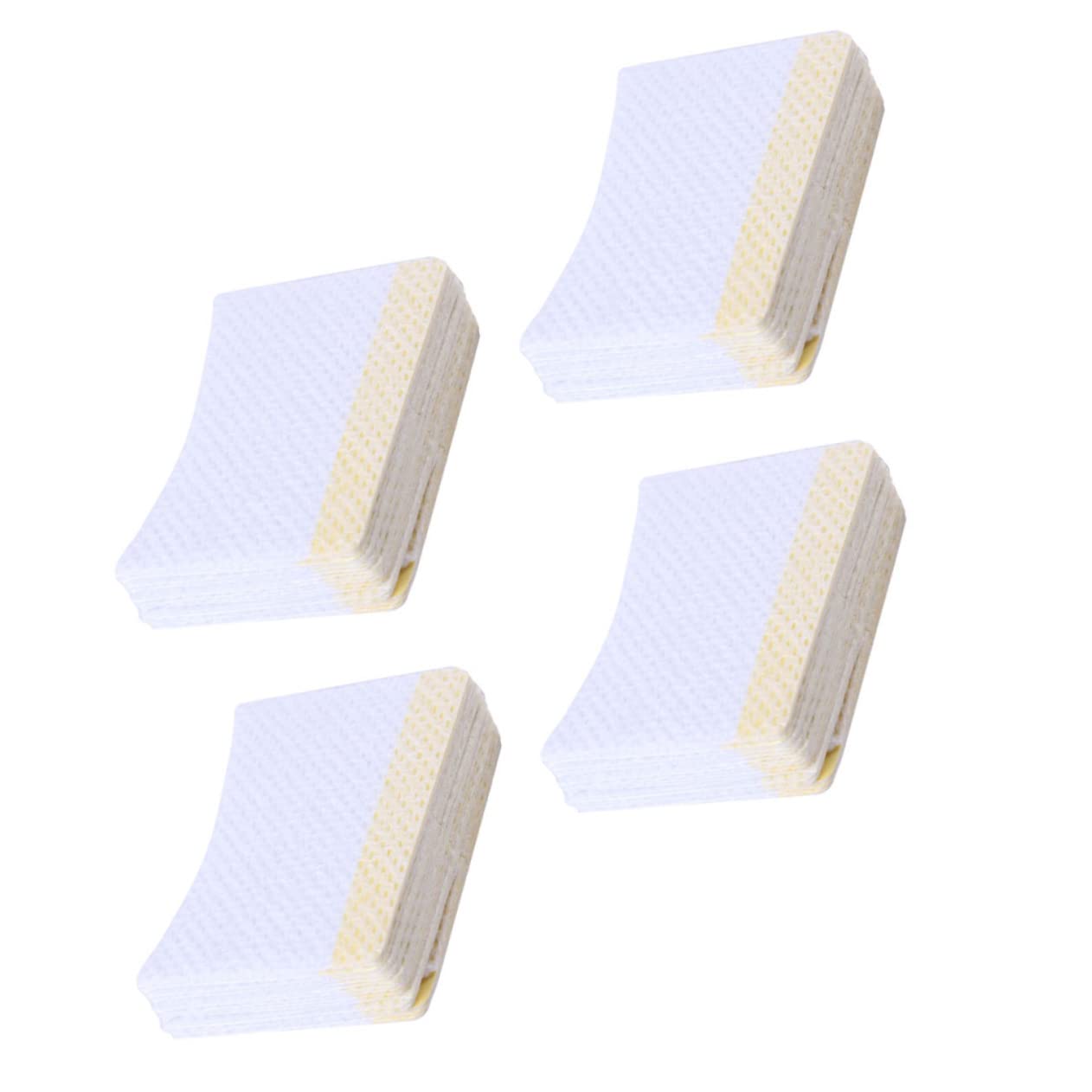 SOESFOUFU Eyelash Cleaning Pads 160pcs Woman Makeup Cushions Soft Arc-Shaped Makeup Pads
