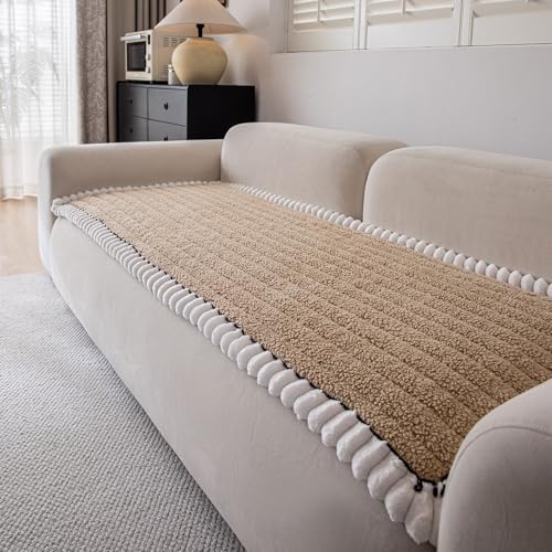 Pet Couch Covers for Sofa Non Slip Plush Cushion Protector, 27.6"x70.9" - image 1