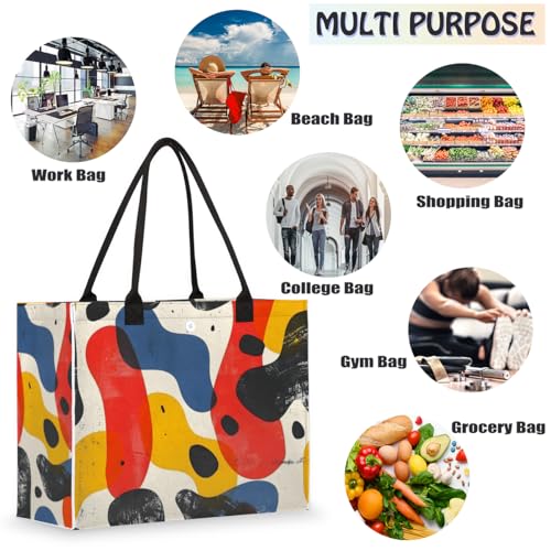 Graffiti Art Tote Bag for Women Large Beach Bag Reusable Tote Bags for Work Travel Beach Shopping 5