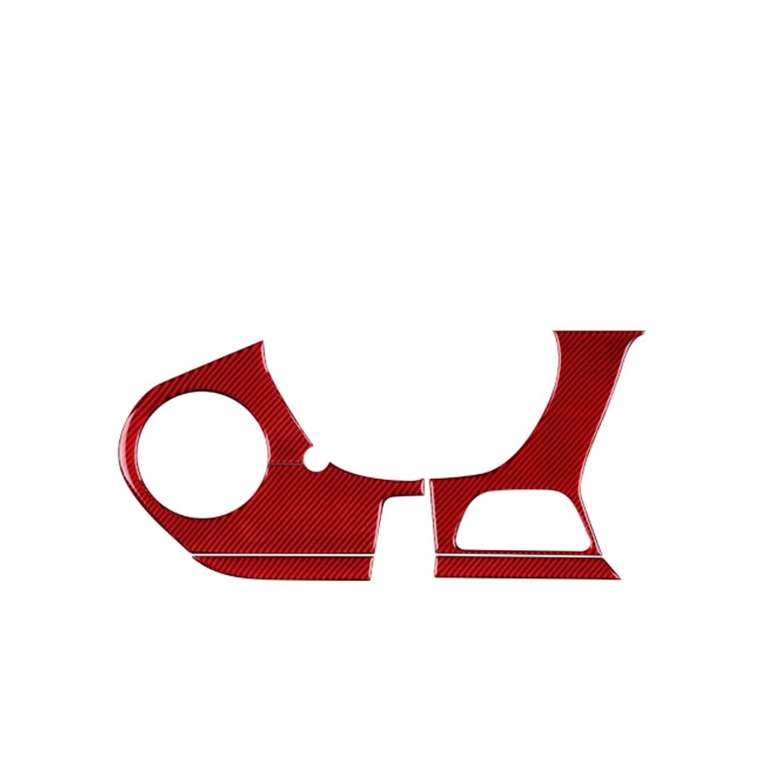 Car Trim Interior for Chevrolet for Camaro 2016-2023 Speedometer Dashboard Frame Accessories Interior Mouldings(LHD Red)