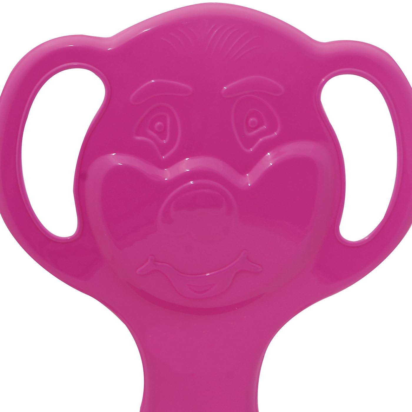 Jamara 460376 - Snow Play Trineo Oso Fucsia – Empuñaduras en Forma de Oso de fácil Agarre, Peso Ligero