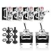 MICTUNING 6 Pack Heavy Duty Toggle Switch 15A 250V 20A 125V SPST 2 Pin On-Off Switch Metal Bat with Waterproof Boot Cap for Car Auto Boat