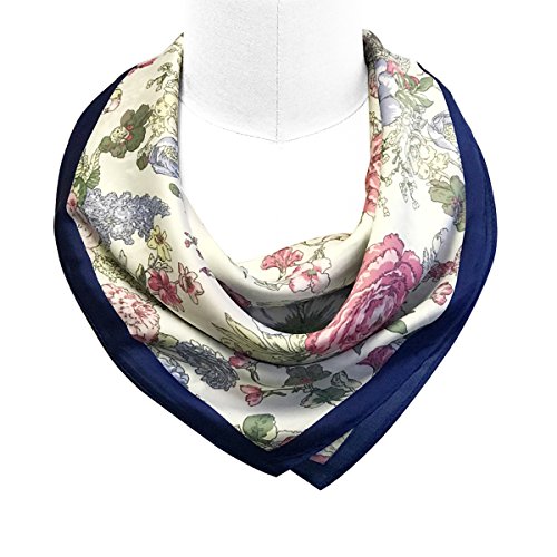 Wrapables® Silk Blend Neckerchief 24 x 24 Inch Square Scarf2