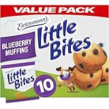 (Value Pack) Little Bites Blueberry Muffins, 10 individual packs, (4 ct each), Mini Muffins, 16.5 oz Multipack