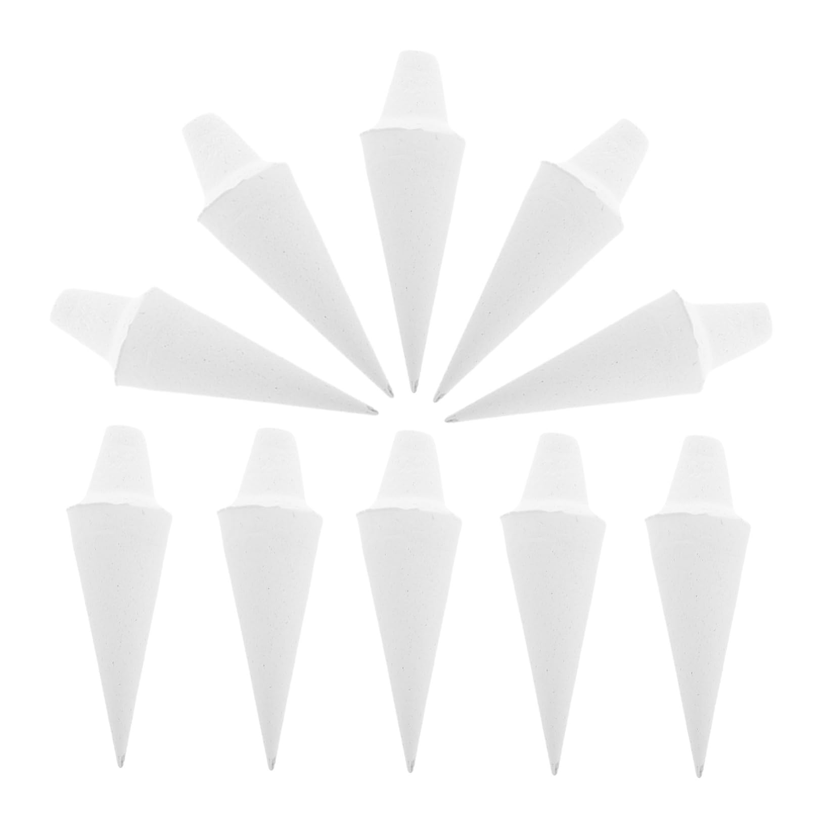 LALAFINA Pottery Kiln Accessories 10pcs Heat Resistant Clay Firing Nails Nails No Base for Ceramic Projects