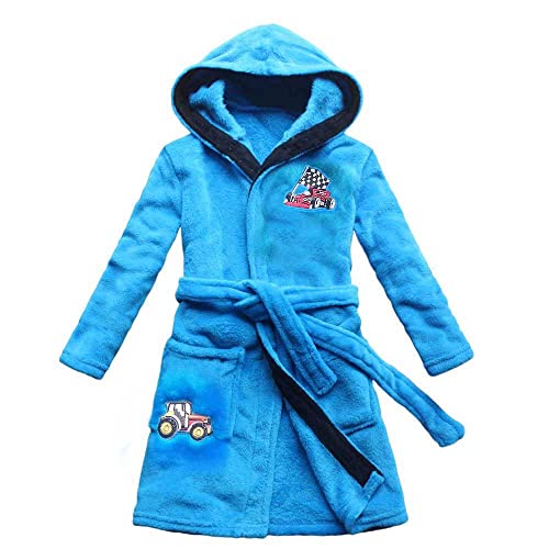 FEETOO?Custom embroidered name new cartoon pattern boys children bathrobe robe (as1, numeric, numeric_6, 5_years, Embroidery Name)