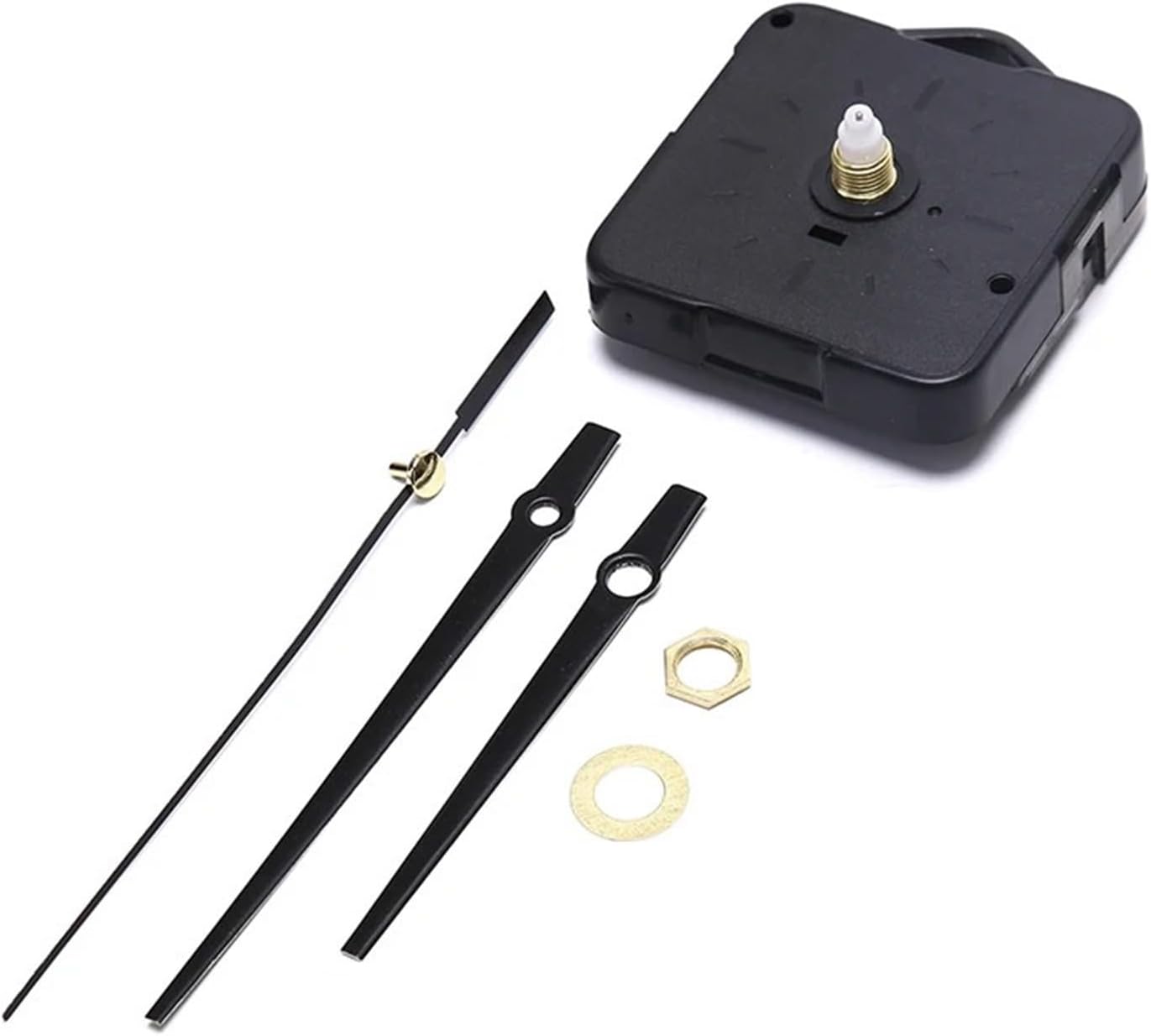 Clock Metal Movement 1pc Mute Quartz DIY Wall Clock Movement Machine Silver Hands Repair Kit