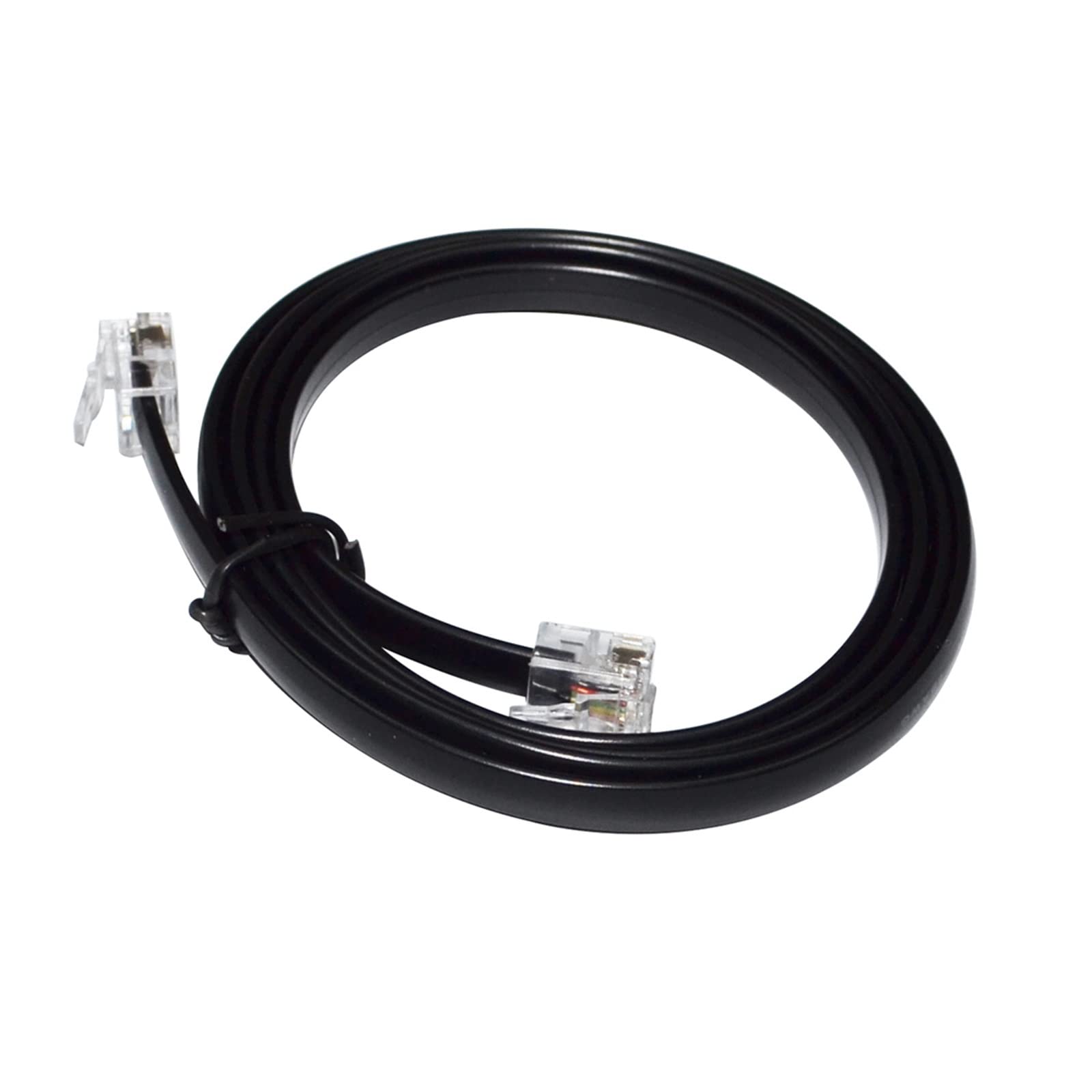 Tongkat Compatible AUTOGUIDER Cable ST4 KABLE Fit Fit Compatible IO/PT/Ron IEQ30 PRO ZEQ25 IEQ45 CEM60 CEM25P CME120-EC AUTO Guider RJ11 RJ12 6P6C KABLE(5M)