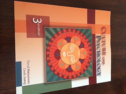 Culture and Psychology (with InfoTrac)