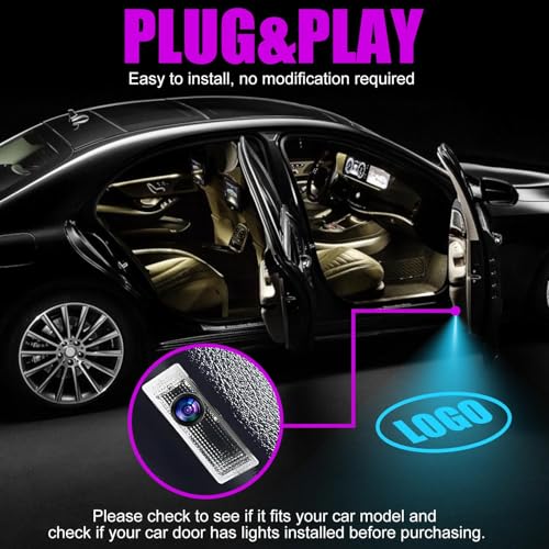 Proyector Logo Luz Puerta para Autos Series BMW miniatura 4
