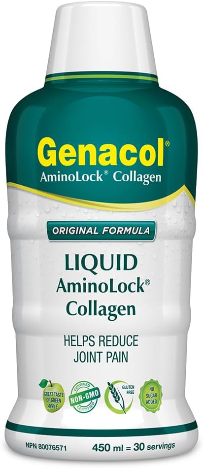 Genacol Original Liquid Formula – Liquid Collagen Supplement with Ultra-Hydrolyzed Collagen Peptides, Eases Joint Pain, Healthy Joints Support, 450 ml (30-Day Supply) Genacol Original Liquid Formula – Liquid Collagen Supplement with Ultra-Hydrolyzed Collagen Peptides, Eases Joint Pain, Healthy Joints Support, 450 ml (30-Day Supply)