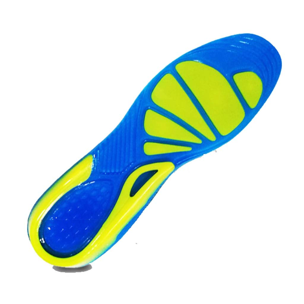 EDDGE Plantilla de Calzado Deportivo Suave de Gel Antideslizante de Silicona, Plantilla de Masaje, Zapatos ortopédicos for el Cuidado de los pies, cojín de Suela (Size : S)