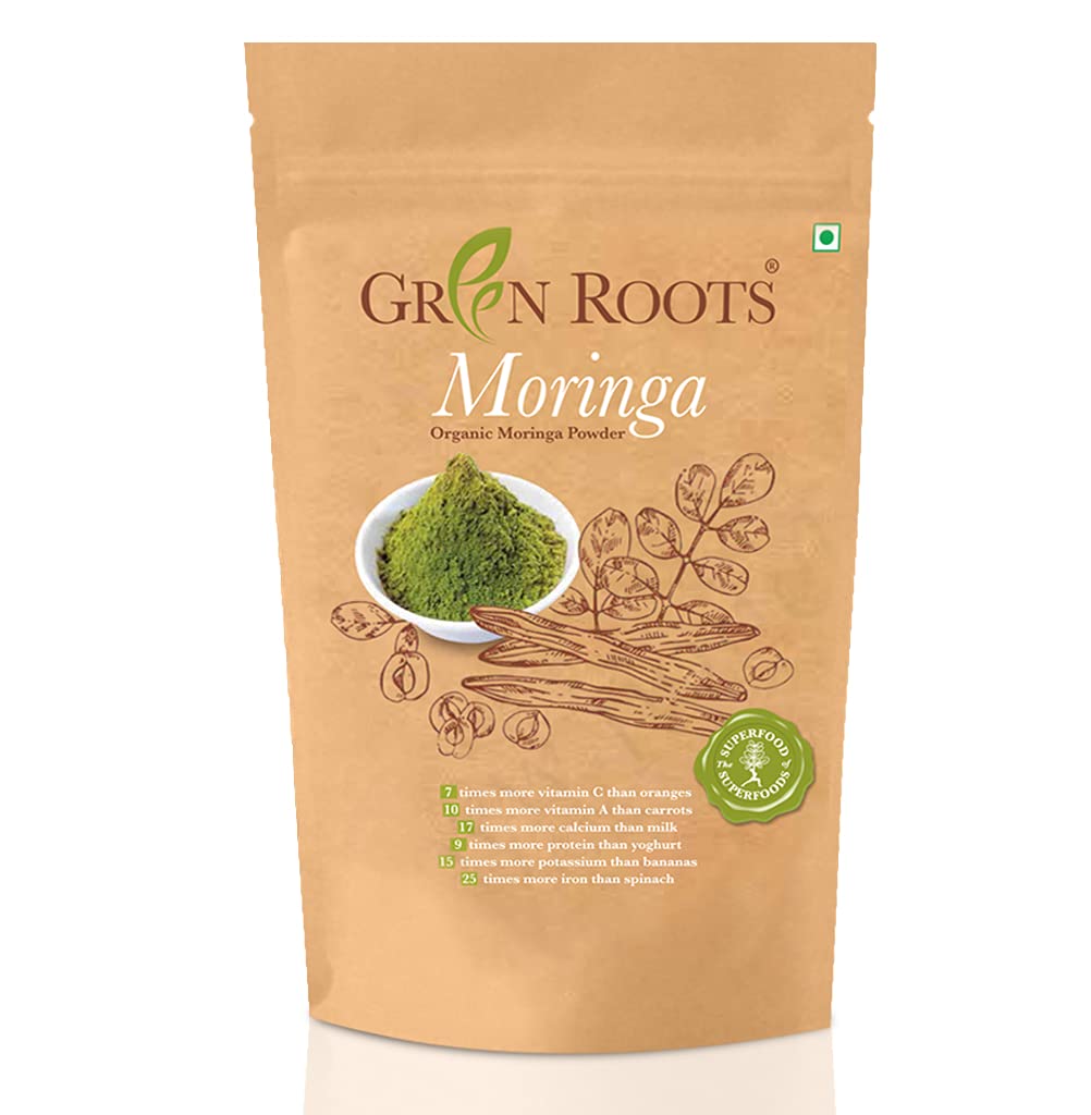 Green Roots Pure Organic Moringa Leaf Powder - 200 g (B0967YP7MF) Amazon Price History, Amazon Price Tracker