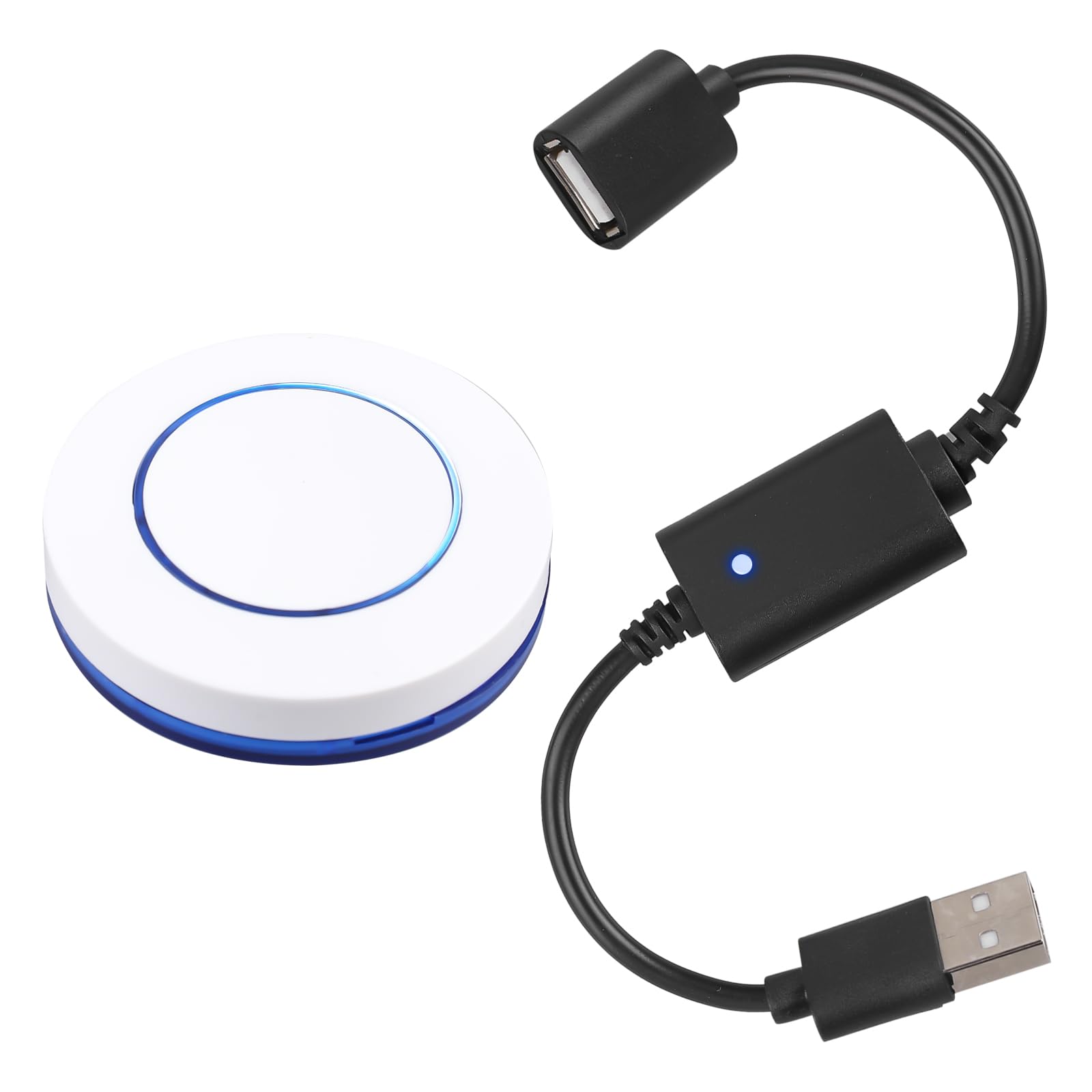 Nachtlamp - sterprojector - met usb-kabel en voeding - Kan ook op