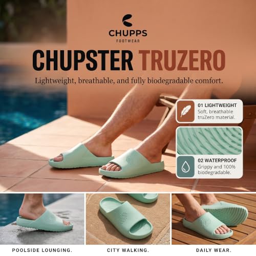 Image of CHUPPS Chupster Men's Orthopedic Slippers | Soft Cushioned Footbed | Lightweight Flip Flops | Anti-Skid Sole | Comfortable Daily Wear Chappals