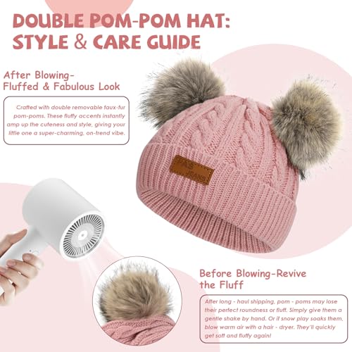 Image of Century Star Kid's Soft Slouchy Beanie Hat Toddlers Winter Cute Cuff Baggy Hip-hop Hat Boys Girls Youth Knit Skull Cap