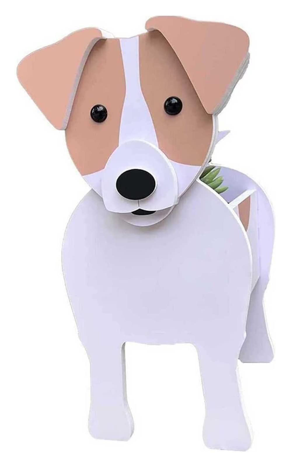 KJMWXOP Dog Planter Dog Plant Pot Dog Theme Storage Box Succulent Cactus Planter Upgrade Flowerpot Container Animal Shaped Flower Plant Gifts for Dog Lovers