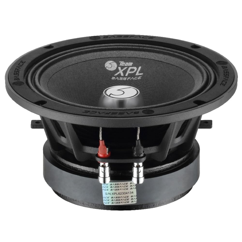 GK SOUND 1 x BASS FACE TEAM XPL6/4 Professional Midrange 6.5" 165mm 6.5" Diameter 200 Watt RMS 400 Watt Max 4 Ohm 93.5 dB Sensitivity for Car