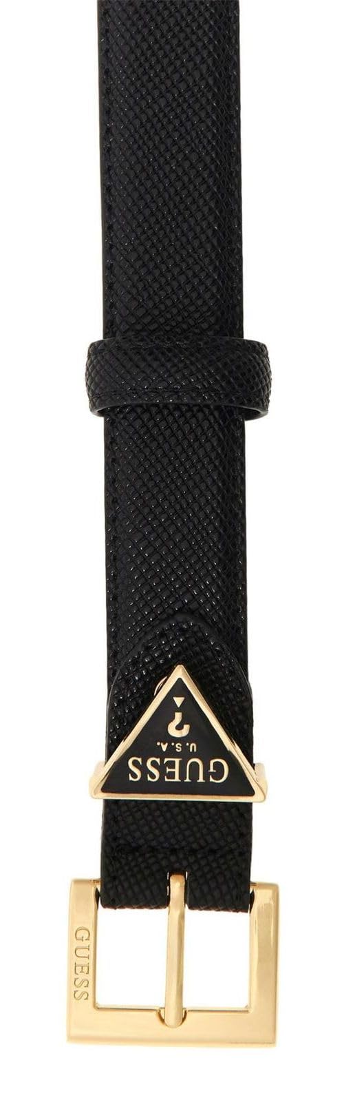 GUESS ceinture Noelle II Adjustable Belt H25 W95 Black noir raccourcissable