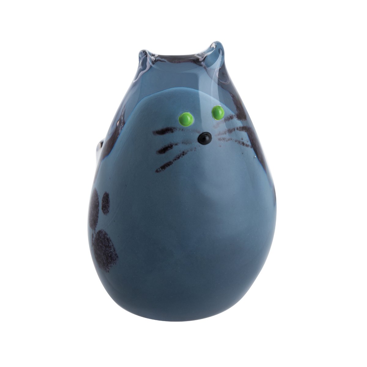 Caithness Glass Multi Coloured Purrfect Grey Cat Paperweight | Grey | 105Mm X 75Mm | Handcrafted In Scotland | A Handsome Grey Cat Comes To Life Inside This Hand-Sculpted Crystal Paperweight| Ornamental | Boxed