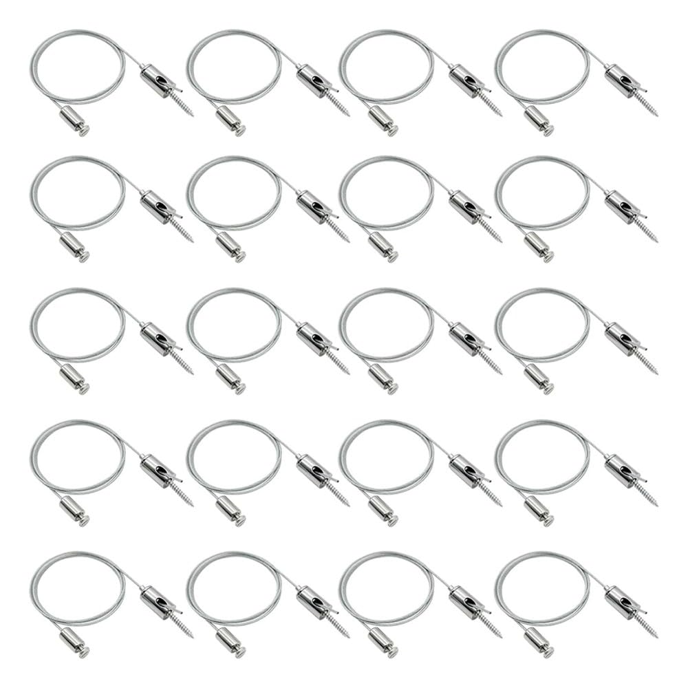 Kit de Luces de Garaje Hexagonales de 20 Piezas con cables de suspensión de 1M