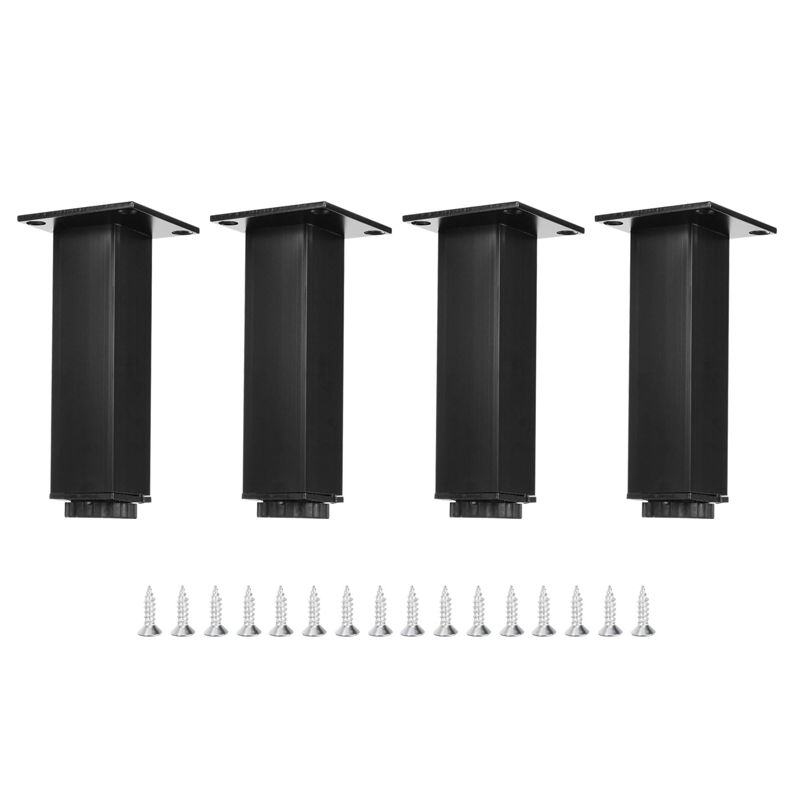 QUARKZMAN Set 4 6" Mobili Gamba Regolabile Tavolo Gambe Metallo Armadio