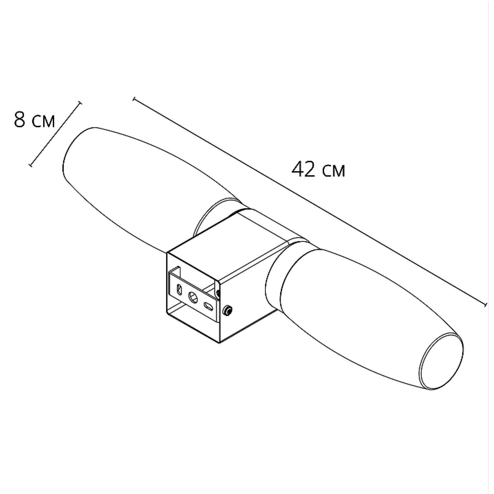 ARTE LAMP Spiegelleuchte Bad Aqua-Bastone – Badezimmer Wandleuchte Innen 2-flammig mit weißem Glasschirm, E14, Chrom, feuchtigkeitsresistent, 42 x 11 x 8 cm